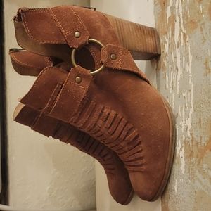 Rust Ankle Booties